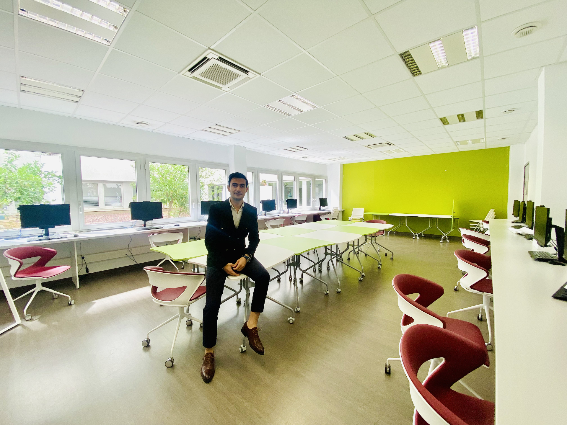 Gary in the Albert HQ office